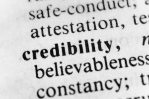 Credibility believability
