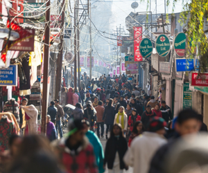 Crowded India Street
