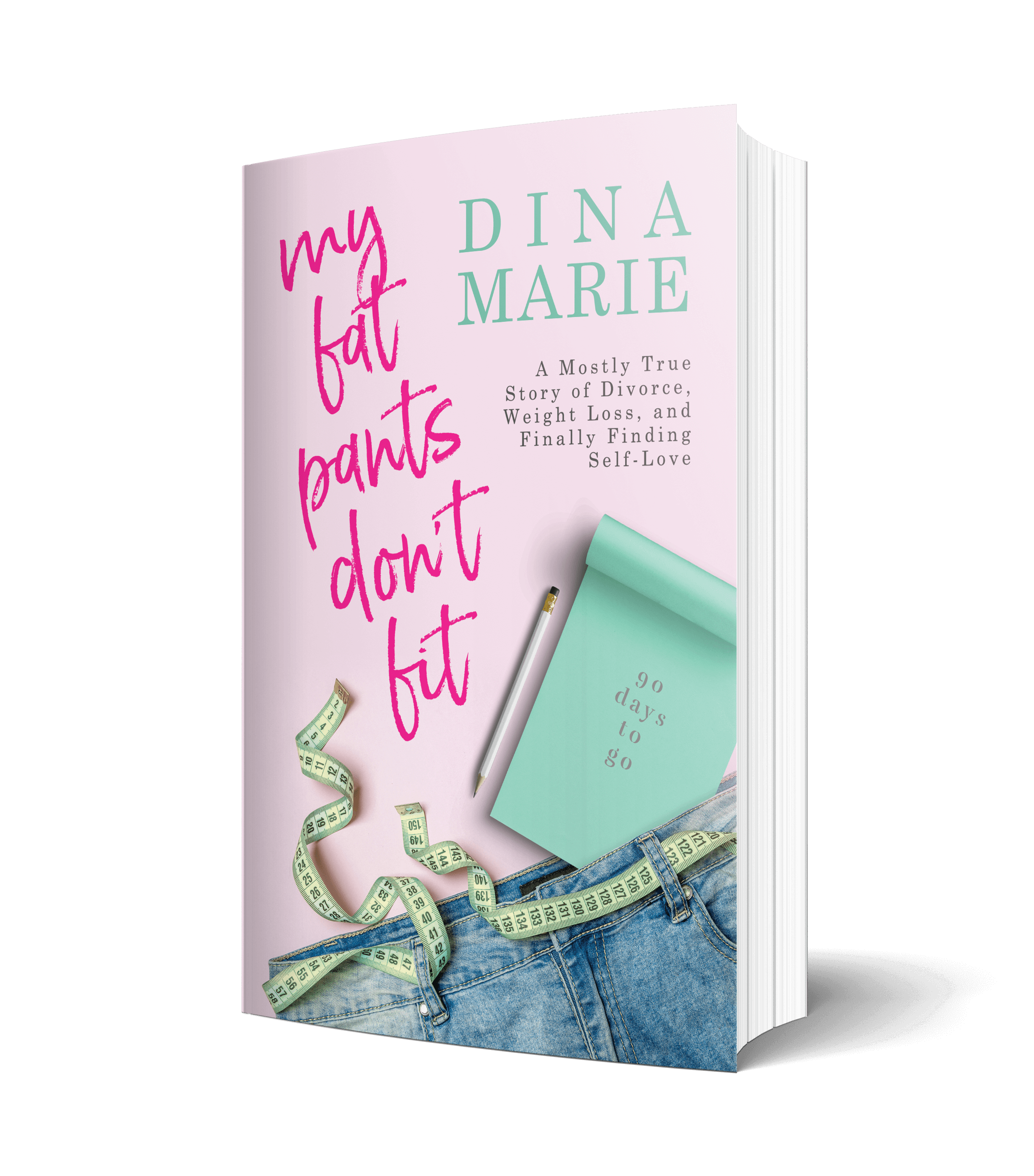 Author Dina Marie My Fat Pants 3D Book Cover